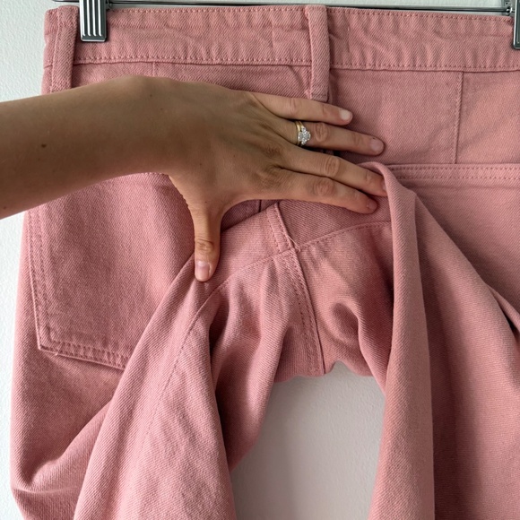 NEW Just Black Denim Welt Pocket Wide Leg - Size 28, Desert Poppy - Picture 7 of 8